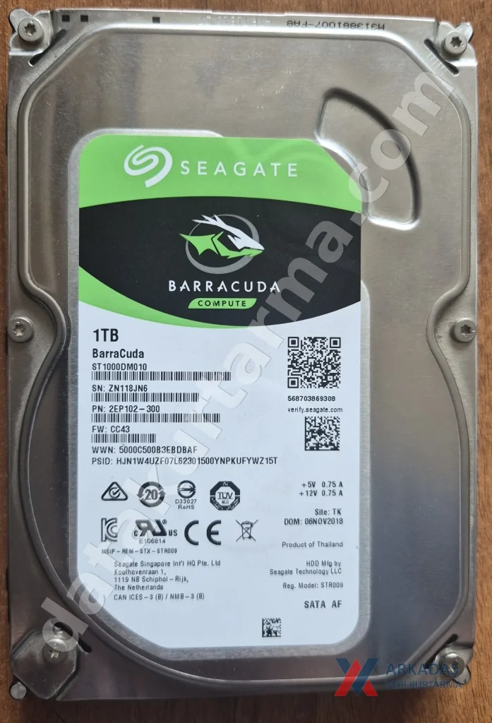 Seagate ST1000DM010 — ürün fotoğrafı 1