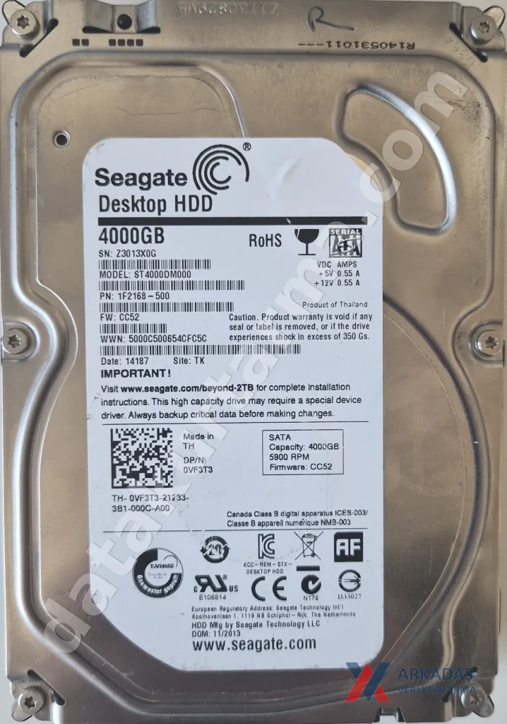 Seagate ST4000DM000 — ürün fotoğrafı 1