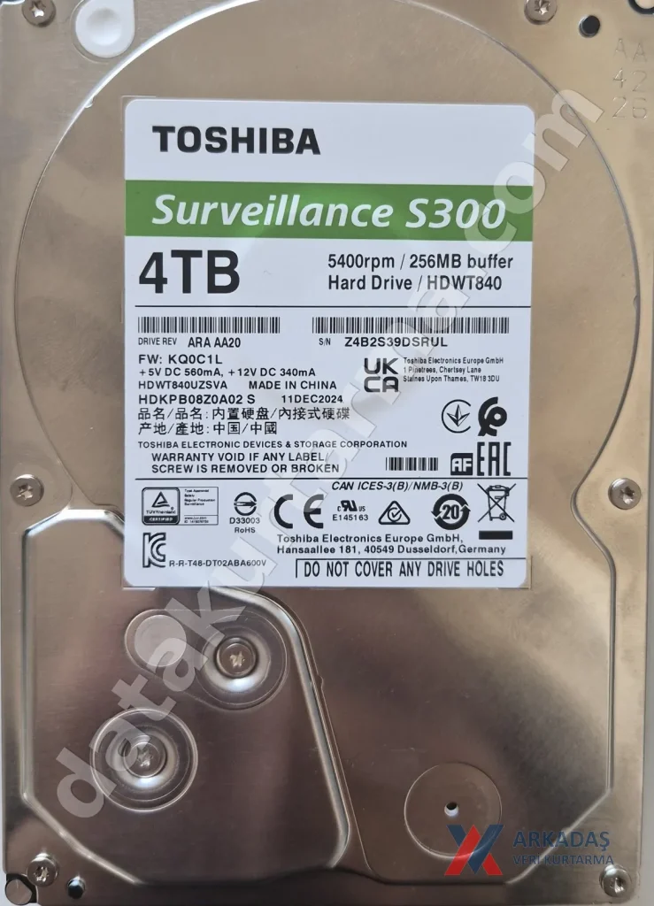 Toshiba HDWT840UZSVA — ürün fotoğrafı 1