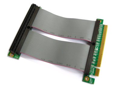 Tek Slot PCI Express 16x Riser (Kablolu) — ürün fotoğrafı 1