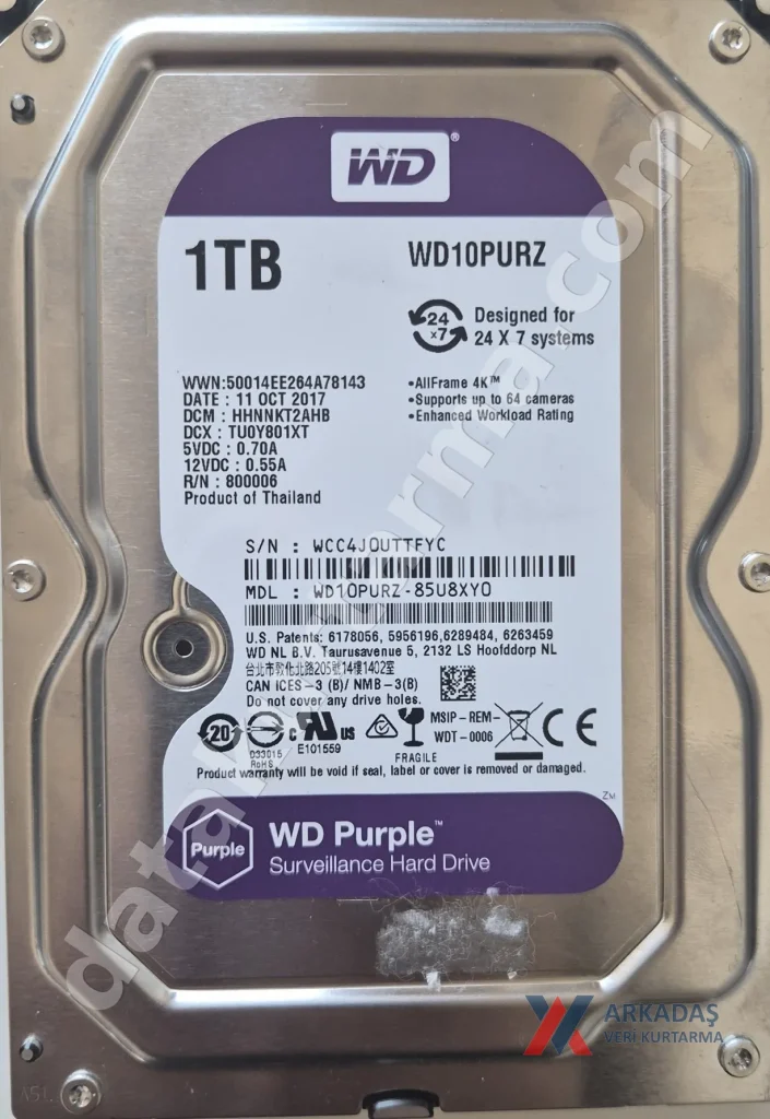 Western Digital WD10PURZ — ürün fotoğrafı 1