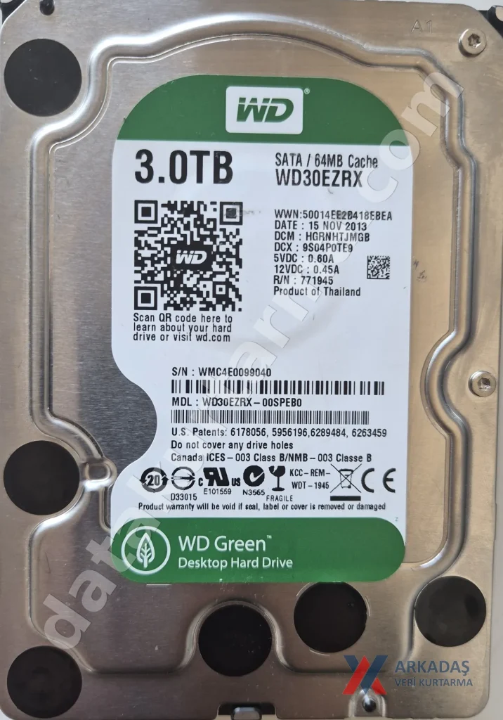 Western Digital WD30EZRX — ürün fotoğrafı 1